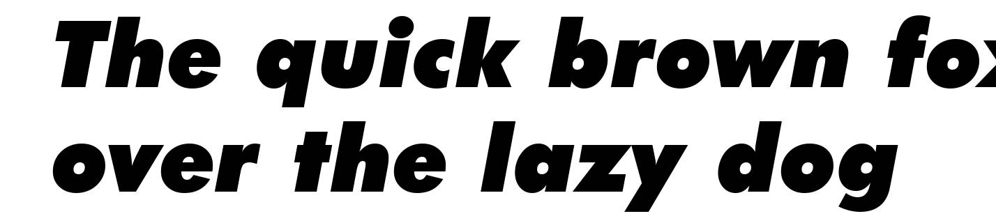 Futura Extra Black Italic BT