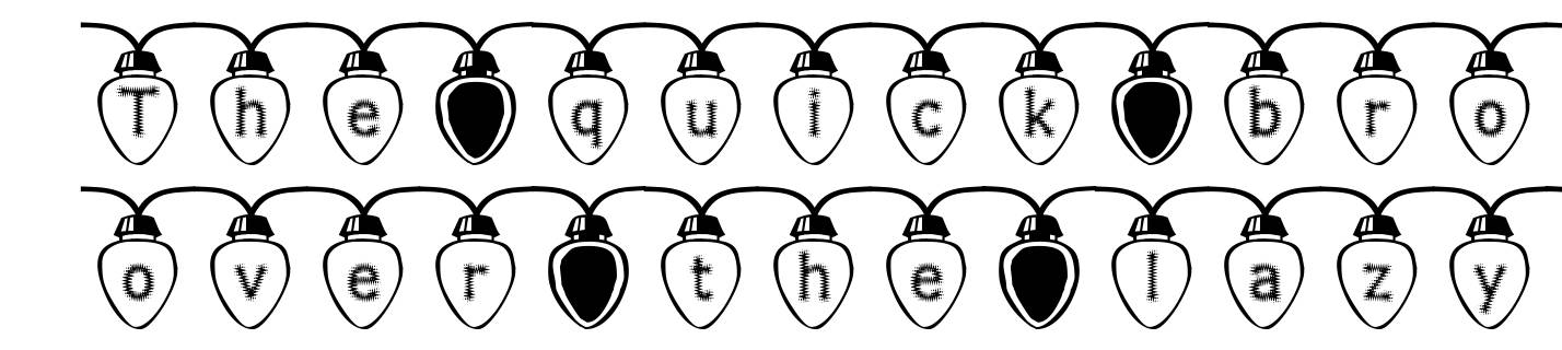 Fuzzy Xmas Lights