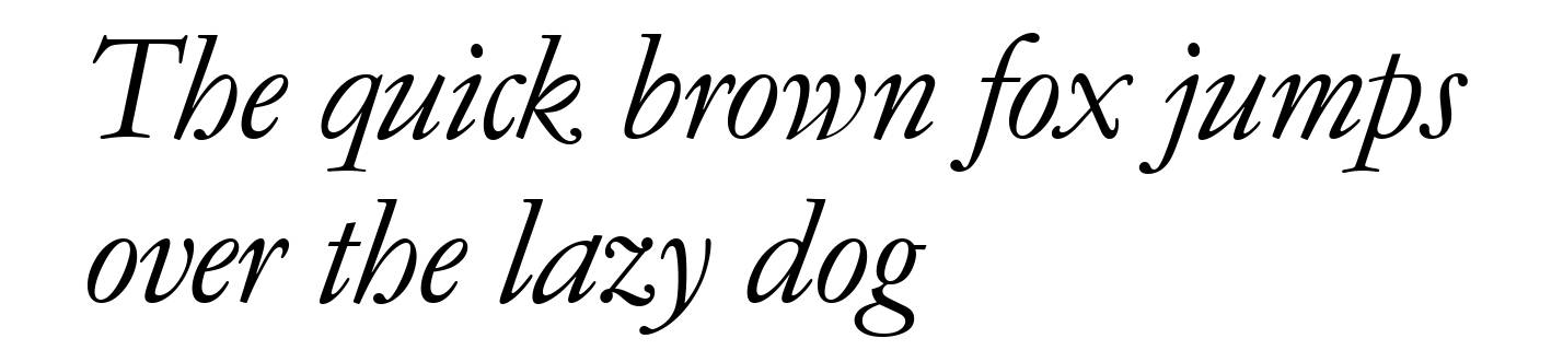 GaramondNo4CyrTCYLig Italic
