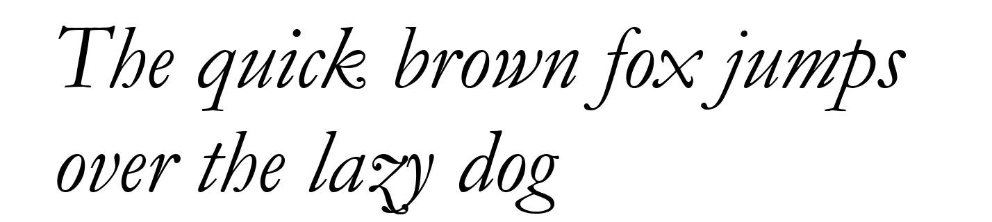 Garamond Italic