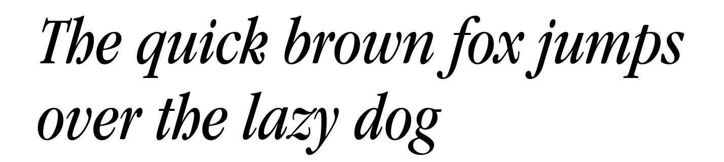 Garamond ITC Book Condensed Italic BT