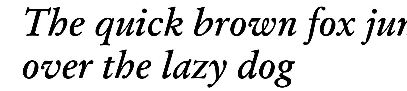 Garamond Kursiv Halbfett