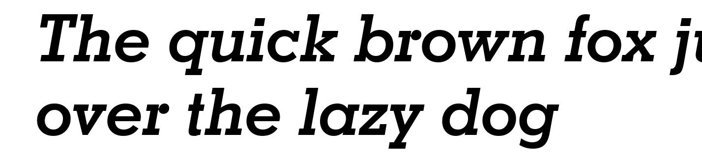 Geometric Slabserif 703 Bold Italic BT