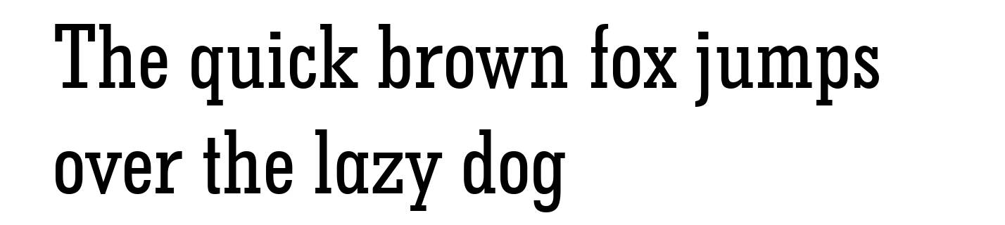 Geometric Slabserif 703 Medium Condensed BT