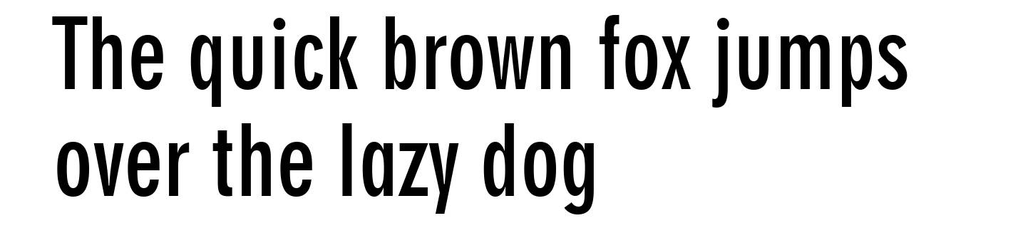 Geometric 706 Bold Condensed BT