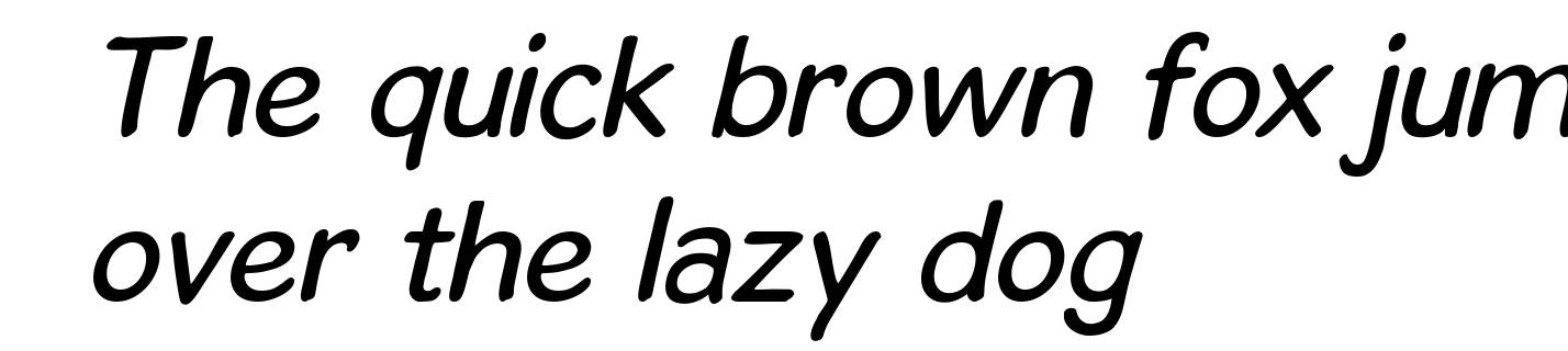 GosmickSansOblique