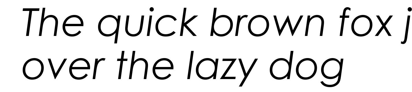 Century Gothic Italic