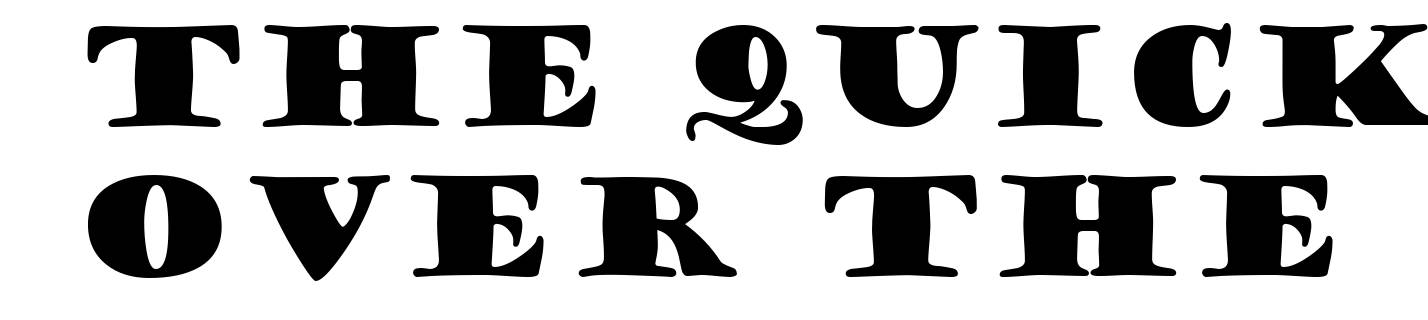 Goudy Stout