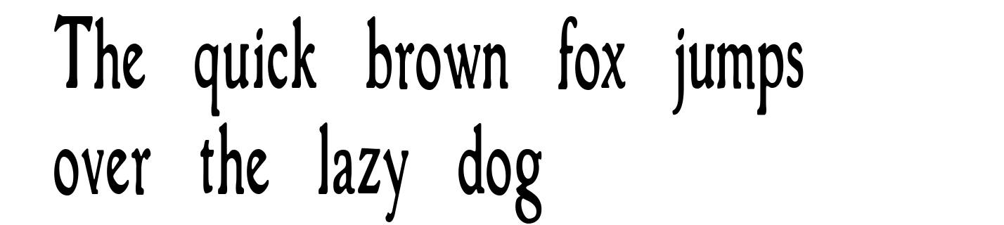 GranthamCondensed Roman
