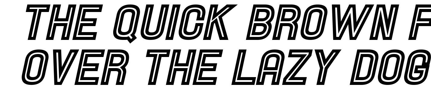 Hallandale Inline Italic JL