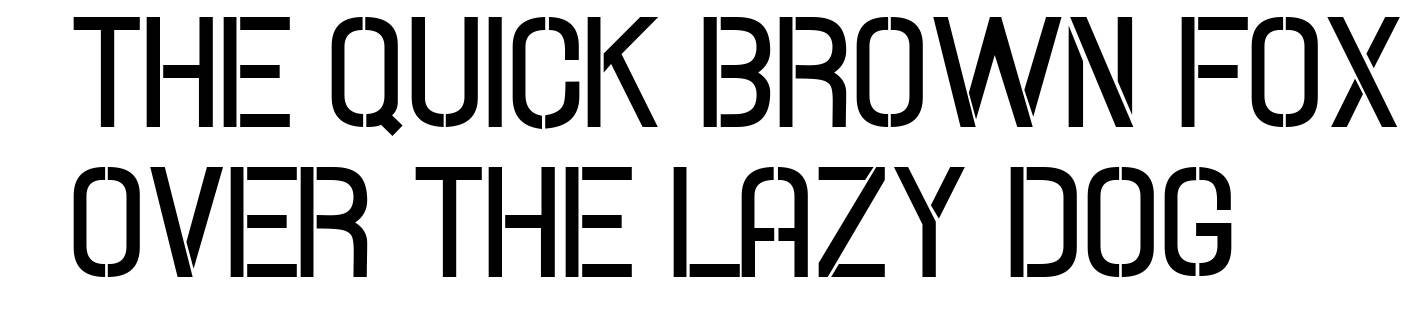 Hallandale Stencil Bold JL