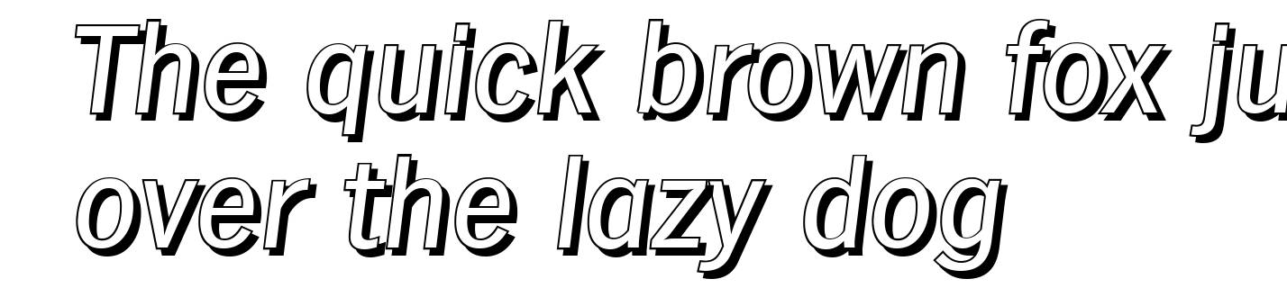 HamburgShadow-Italic