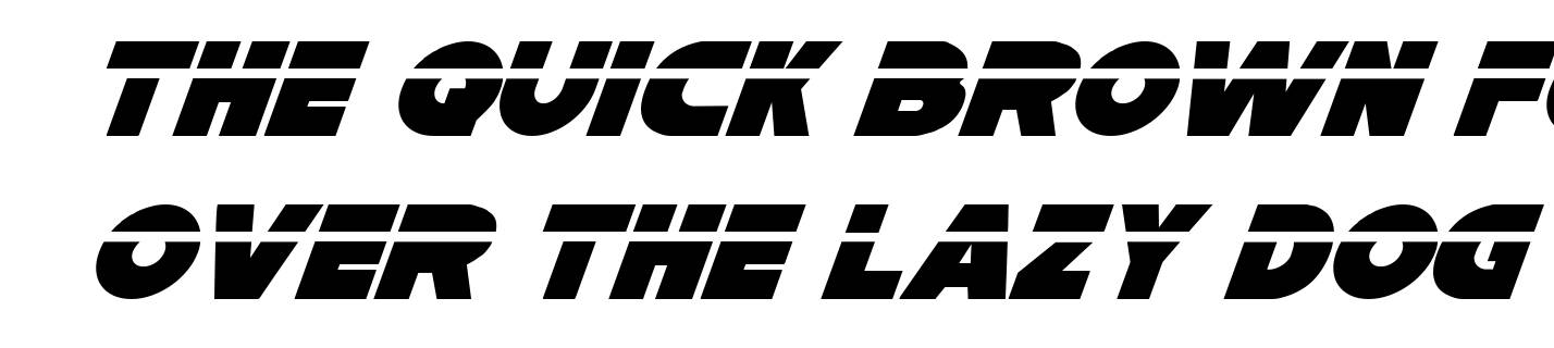 Han Solo Laser Italic
