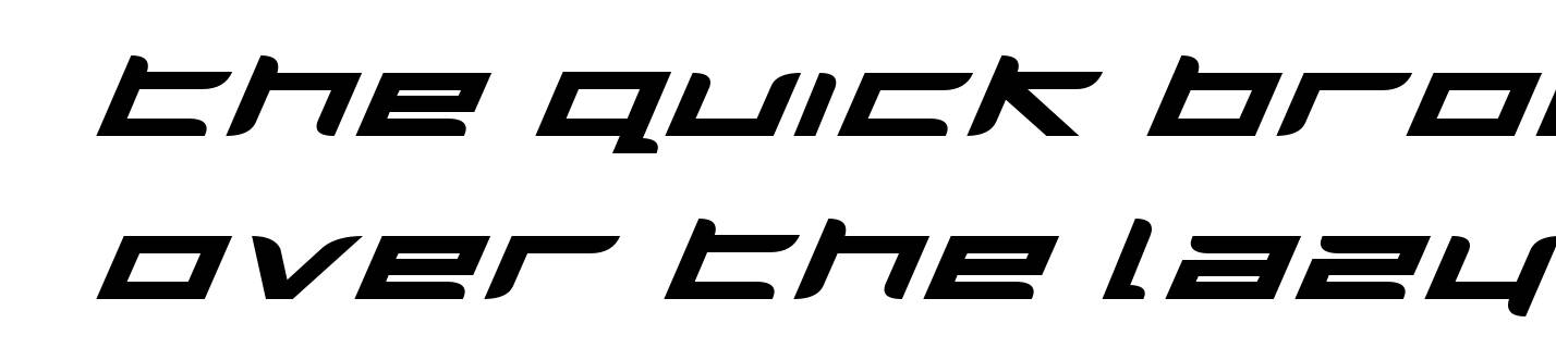 Harrier Bold Expanded Italic