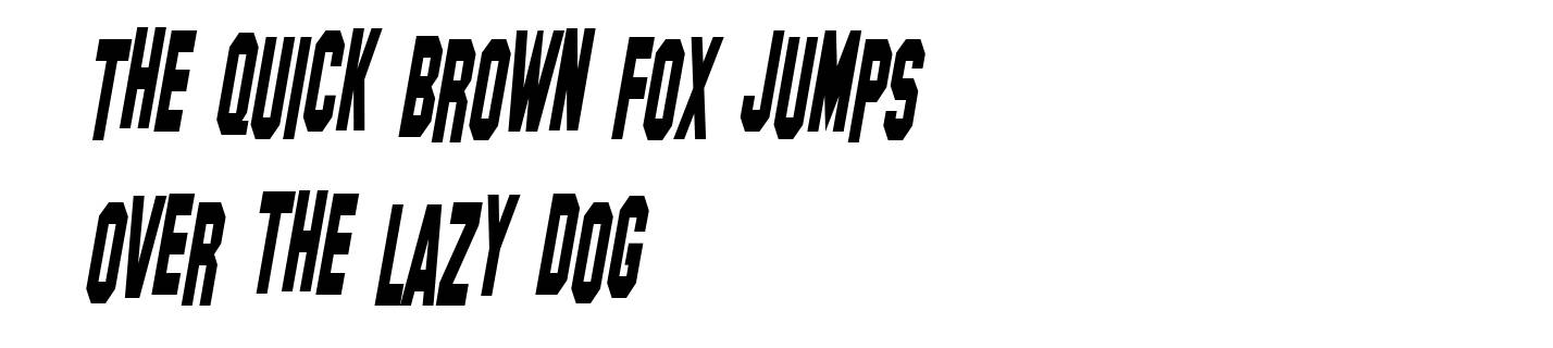 Hollywood Hills Condensed Italic
