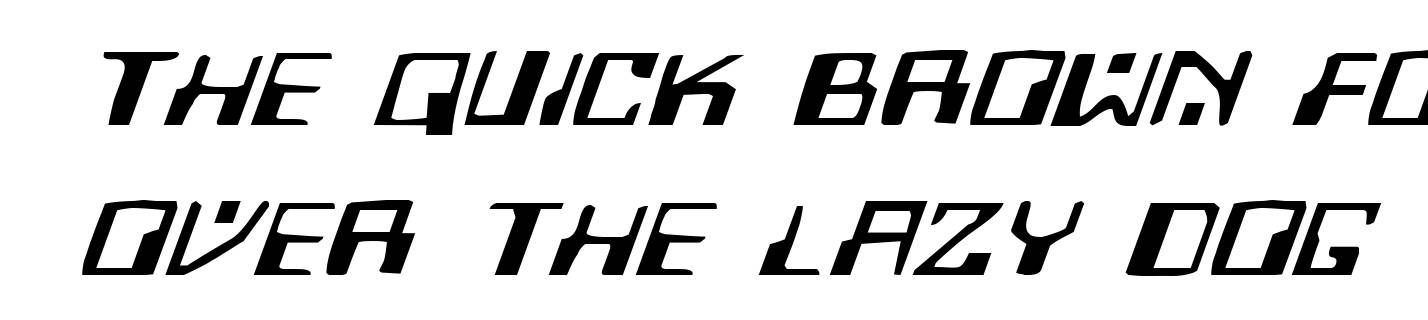 Homemade Robot Expanded Italic