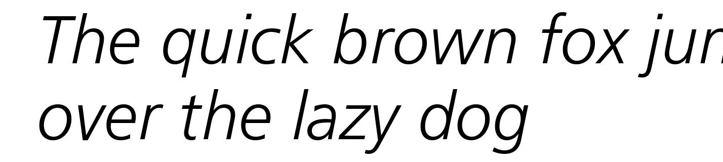 Humanist 777 Light Italic BT
