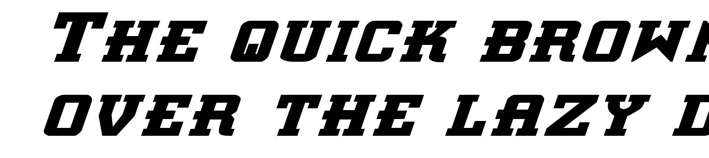 Interceptor Bold Italic