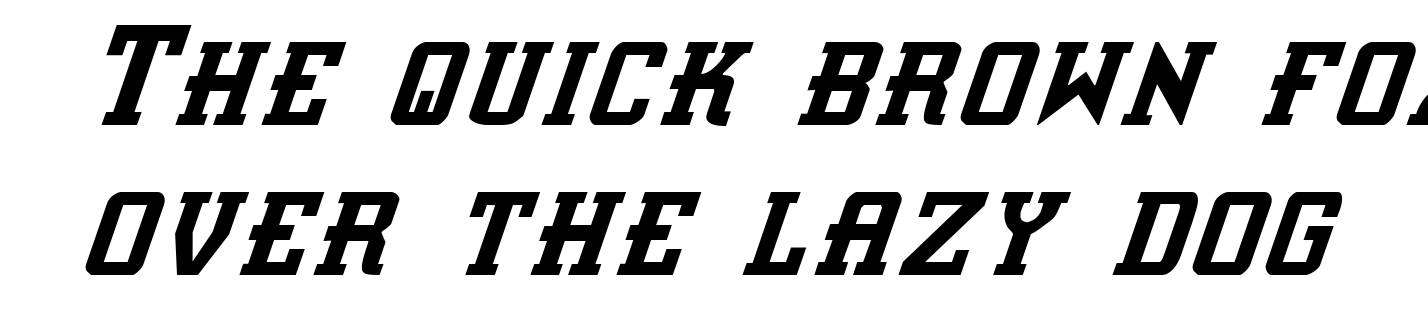 Interceptor Condensed Italic