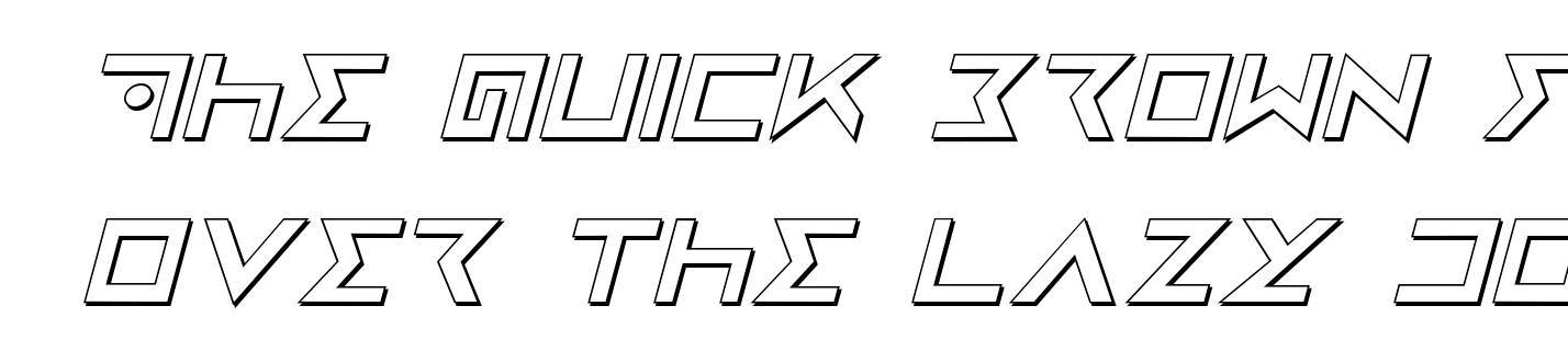 Iron Cobra 3D Italic