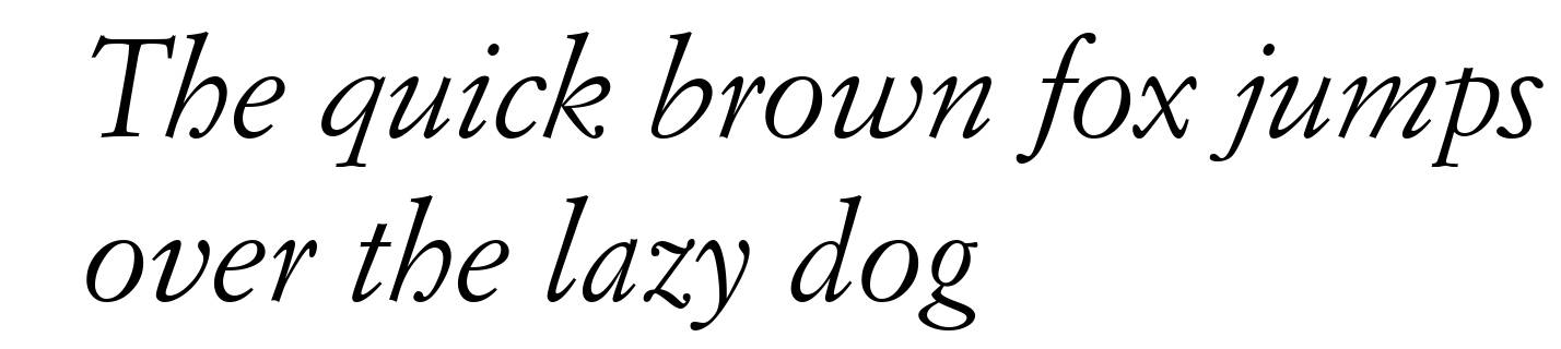 Italian-Garfeld Italic