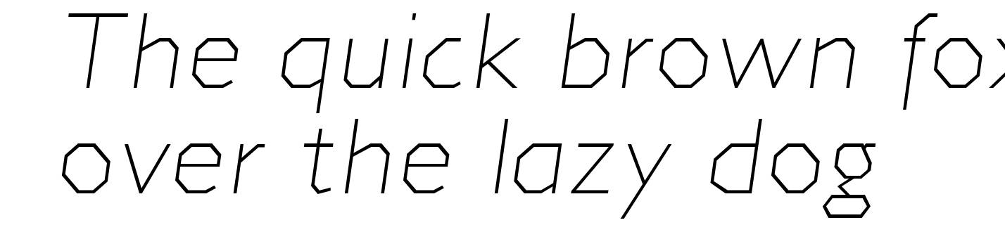 Jillican ExtraLight Italic