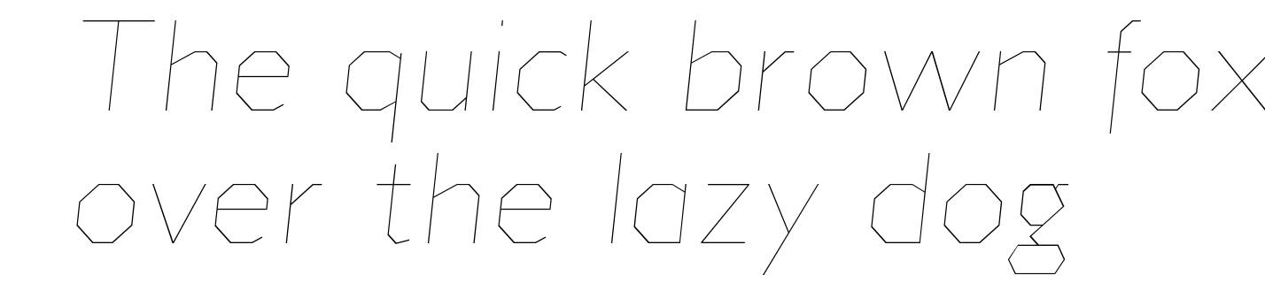 Jillican UltraLight Italic