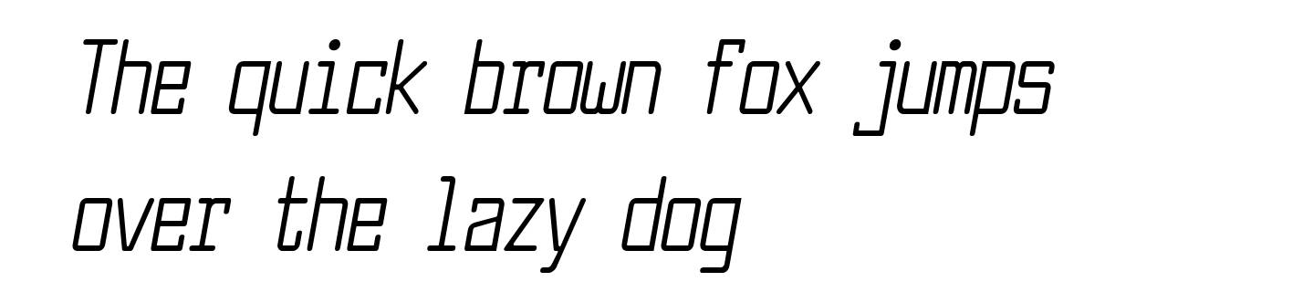 Larabiefont Compressed Italic