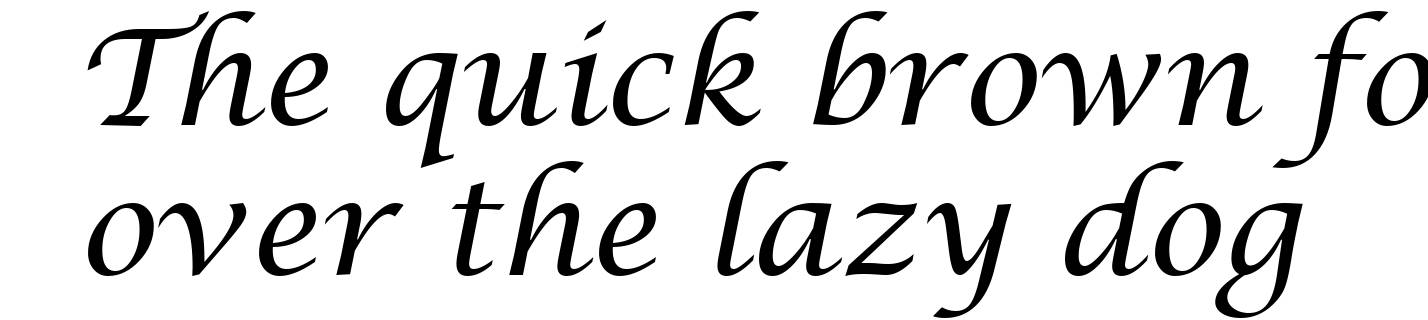 Lucida Calligraphy Italic