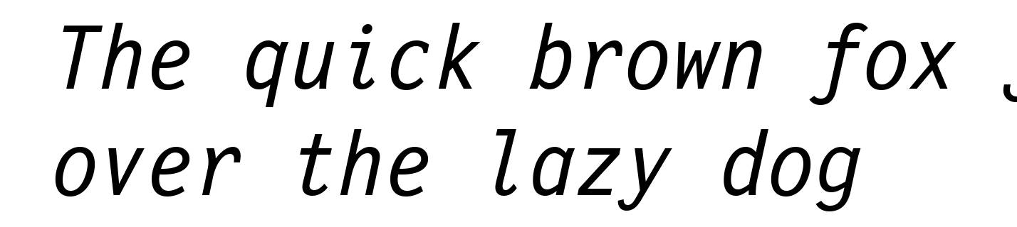 Letter Gothic 12 Pitch Italic BT
