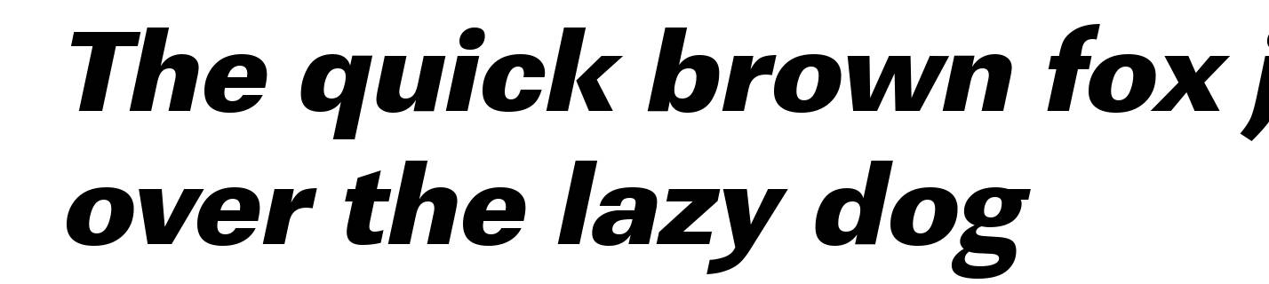 LinearStd-Heavy-Italic