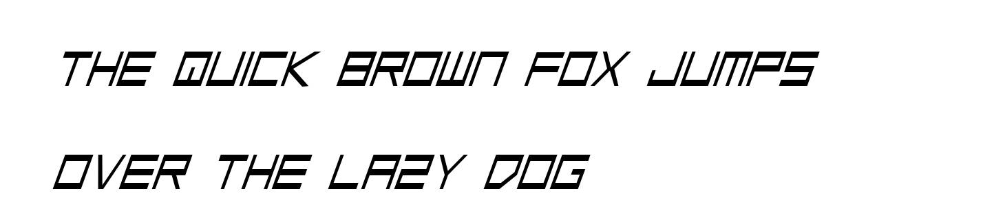 Low Gun Screen Condensed Italic
