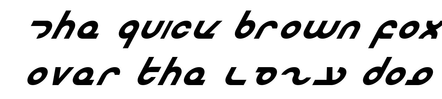Masterdom Bold Italic