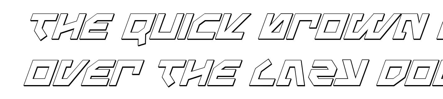 Metal Storm 3D Italic