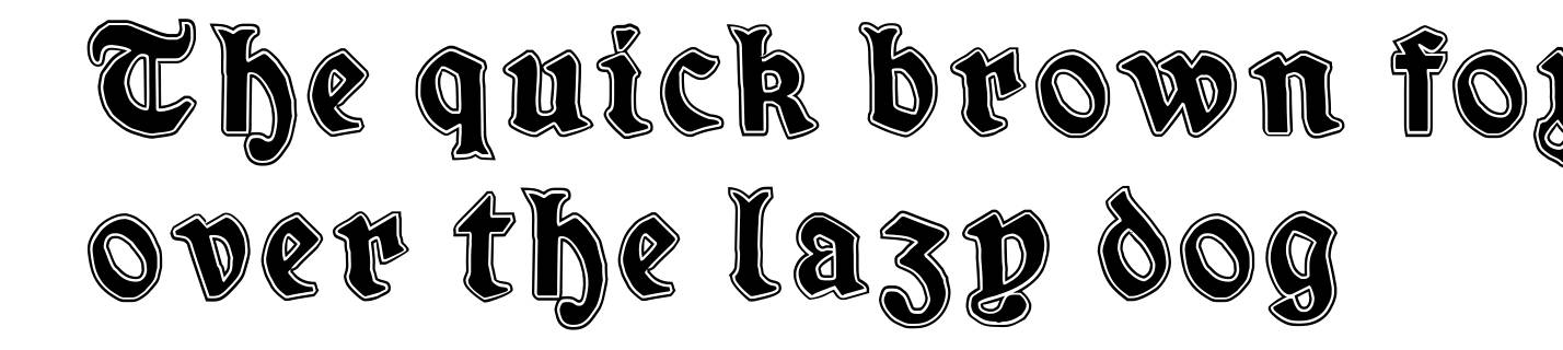 Minim Outline ExtraBold