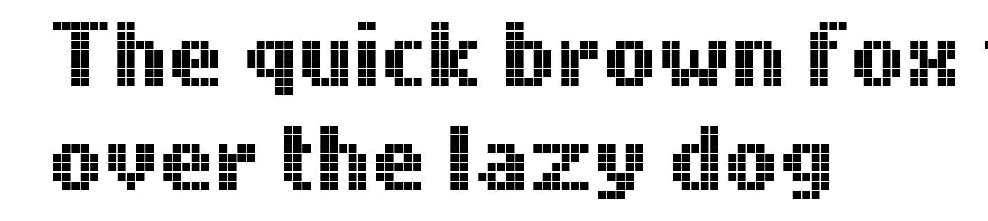 Mobile Font