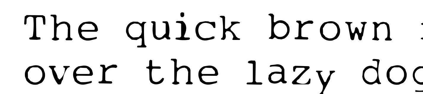 My type of font