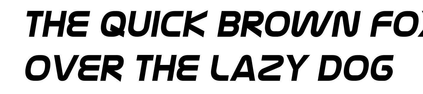 Nasalization Bold Italic