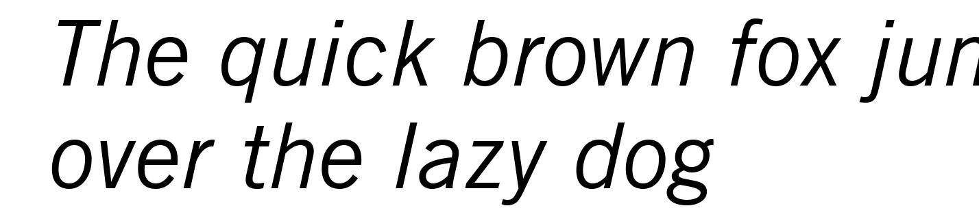 News Gothic Italic BT