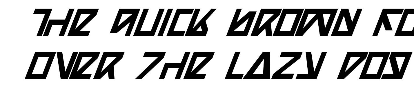 Nick Turbo Bold Italic