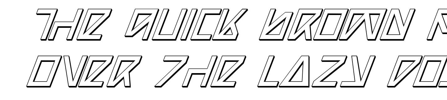 Nick Turbo Italic 3D