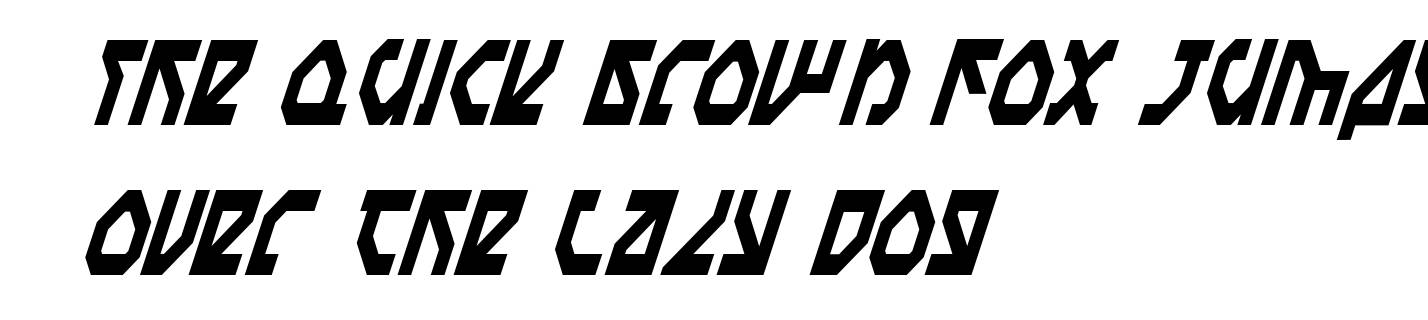 Nostromo Condensed Italic
