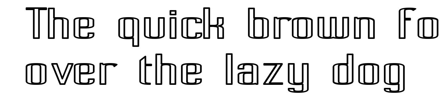 Pecot Outline Bold
