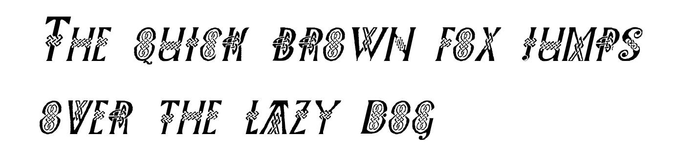 Pee's Celtic Italic