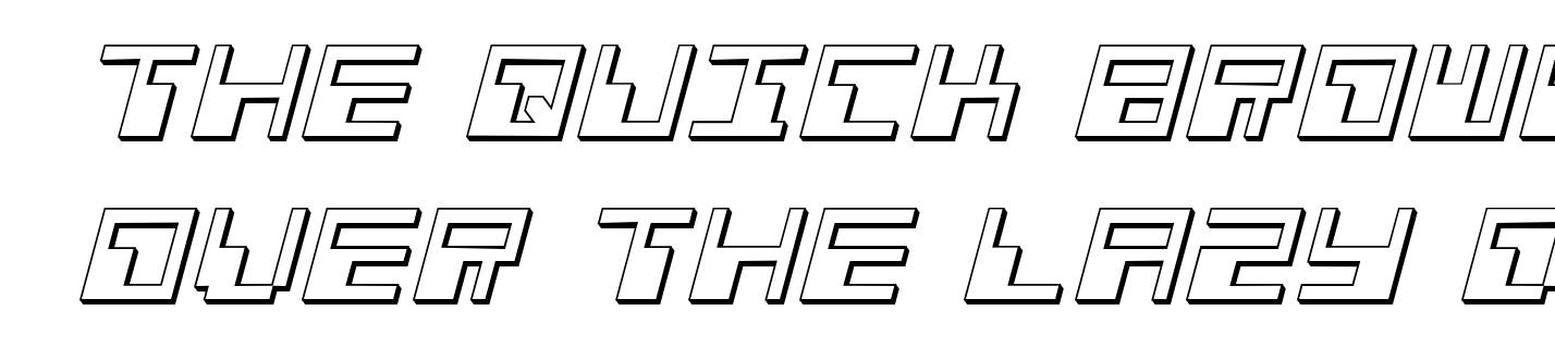 Phaser Bank 3D Italic