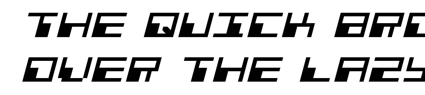 Phaser Bank Expanded Italic