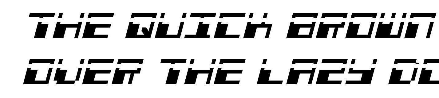 Phaser Bank Laser Italic