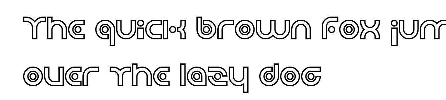 Planetary Orbiter Outline Bold