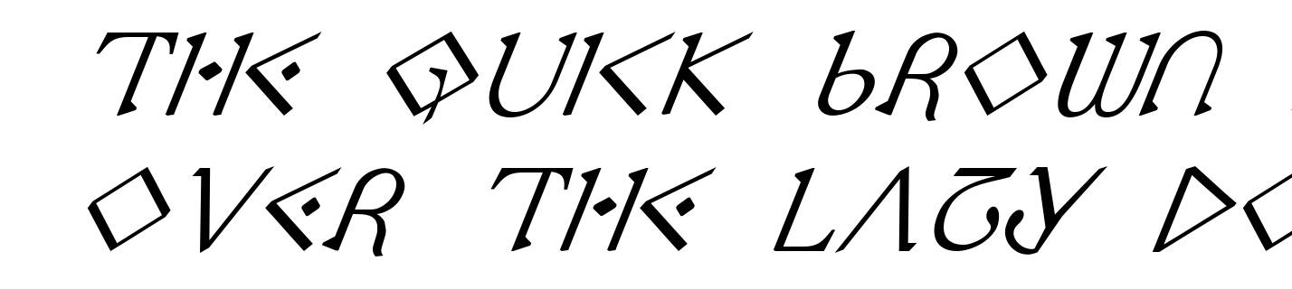 Presley Press Italic