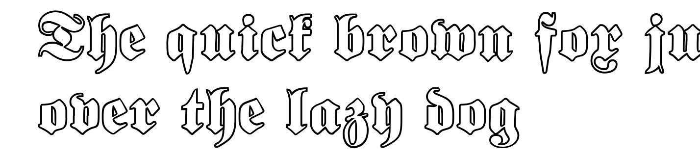 Proclamate Outline Heavy